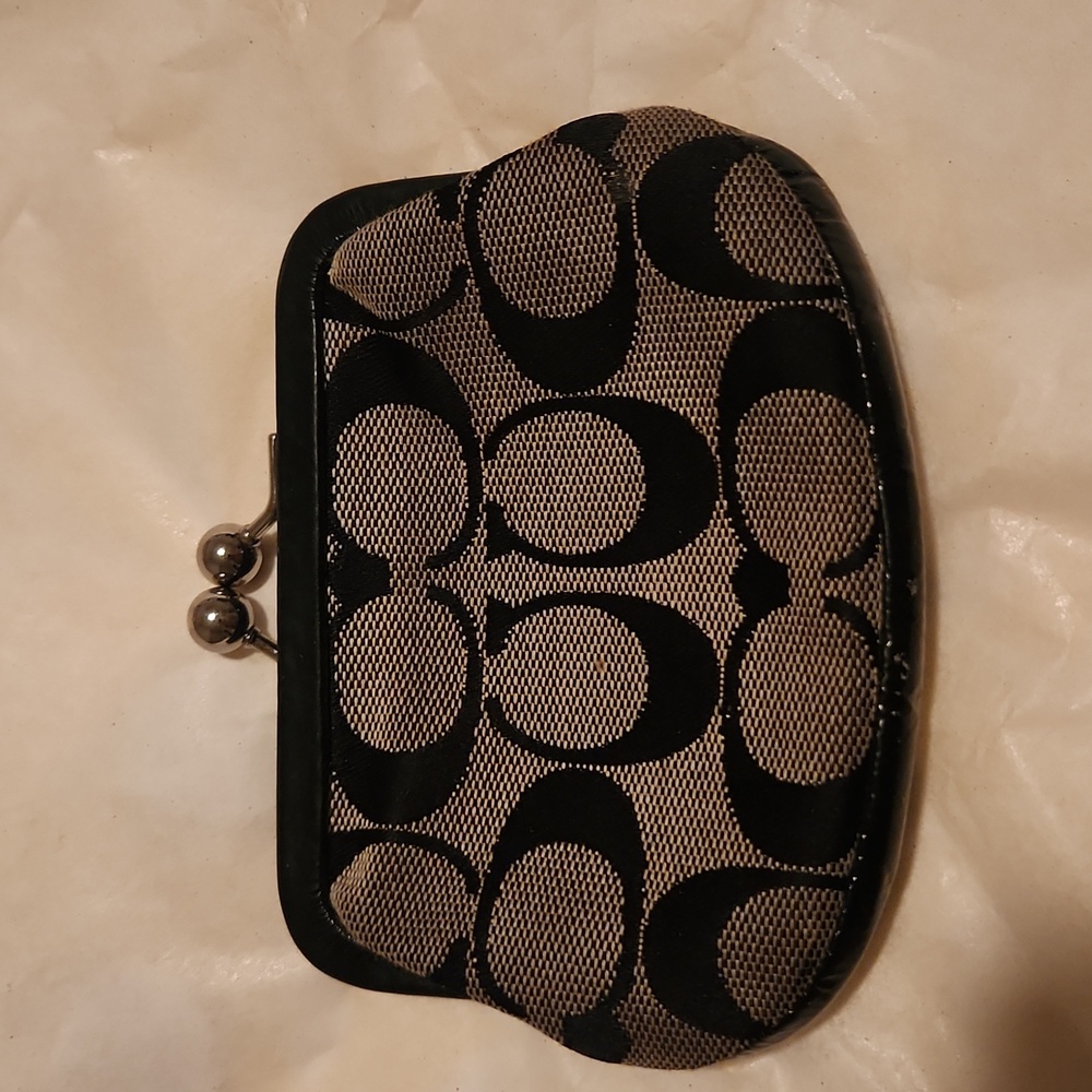 Coach authentic coin purse